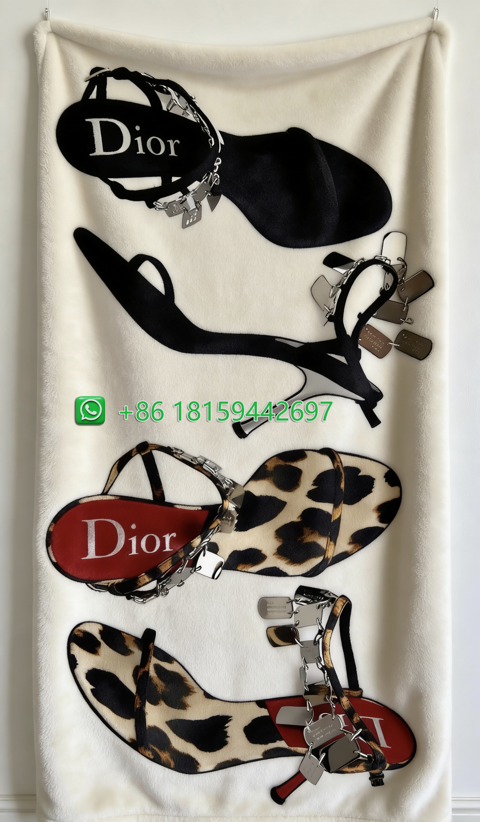 Dior Throw Blankets
